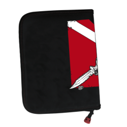 Pochette Carnet de Plongée Drapeau Pirate