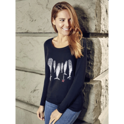T-shirt manches longues Femme le sommeil des Cachalots