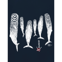 Sperm Whales  Ladies Long Sleeves  T-Shirt