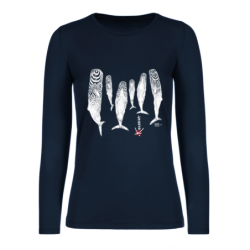 T-shirt manches longues Femme le sommeil des Cachalots