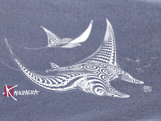 T-shirt délavé Femme Les Raies Tatoos