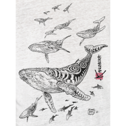 Whales Men's Linen T-shirt