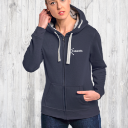 Whales hooded Ladies sweatshirt