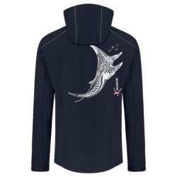 Ray Men's hooded softshell jacket