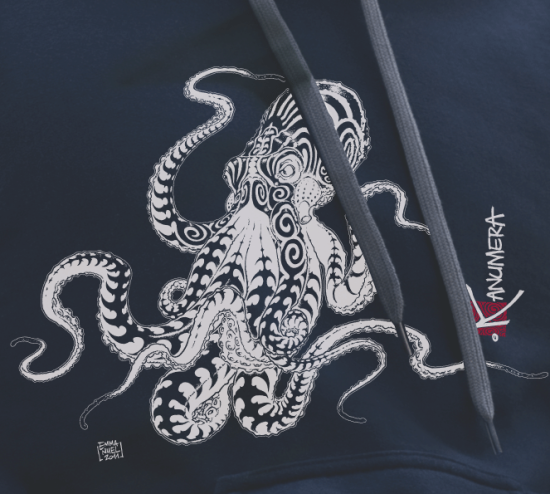 Octopus Hooded Sweat-shirt