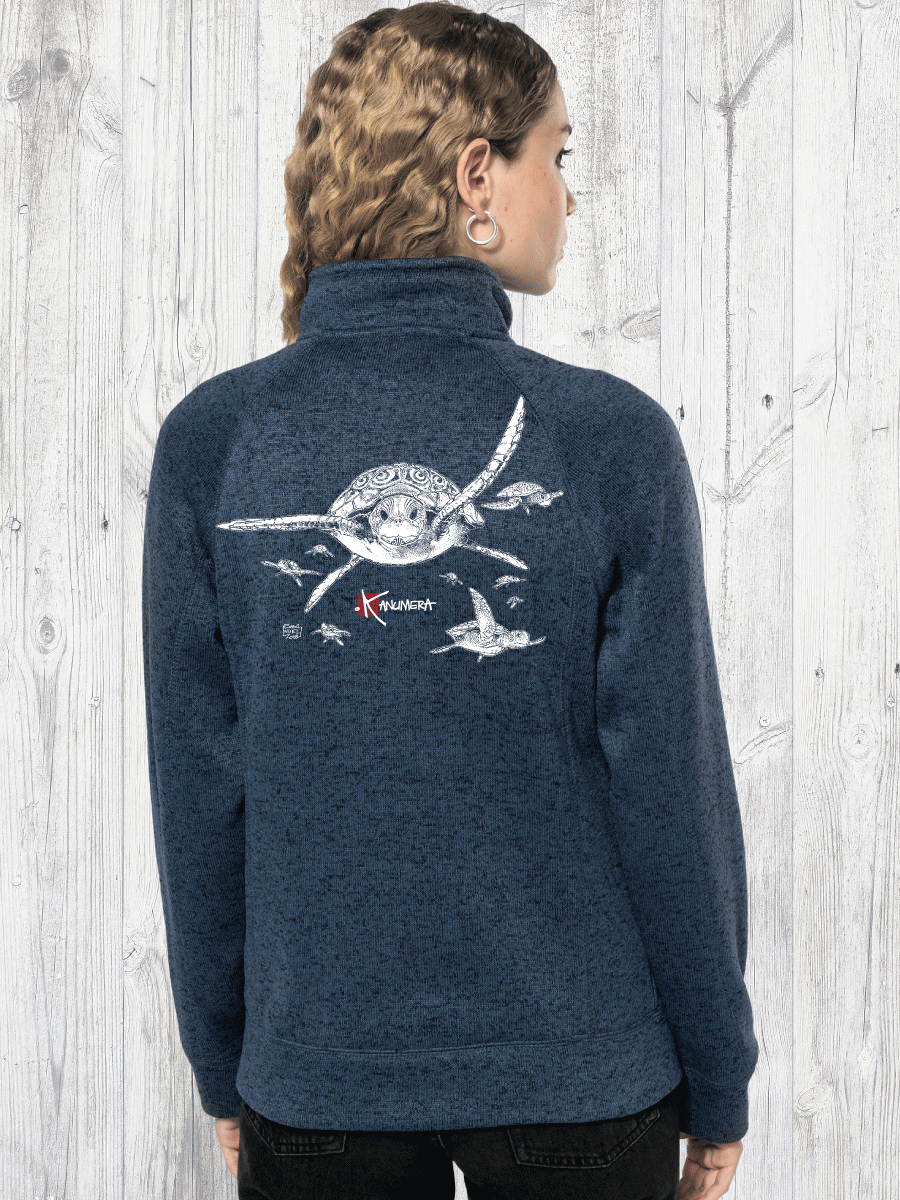 Veste Femme en Polaire tricoté Les Tortues