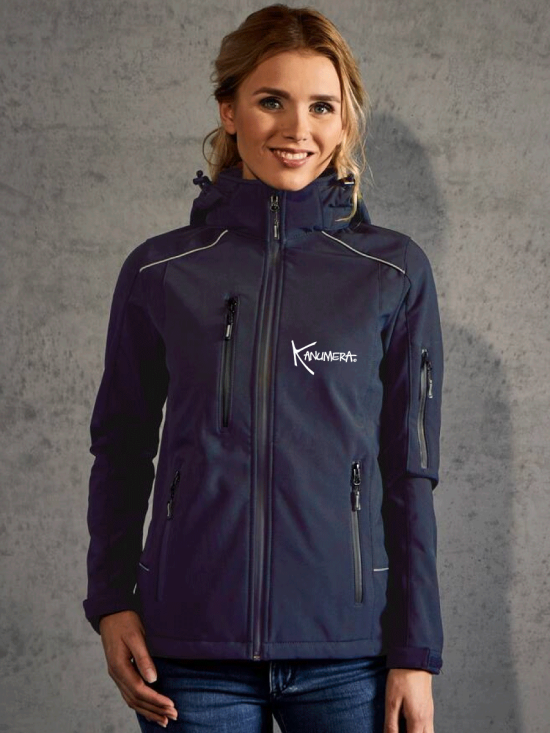 Ray Ladies hooded softshell jacket
