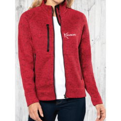 Turtles Ladies’ full zip heather jacket