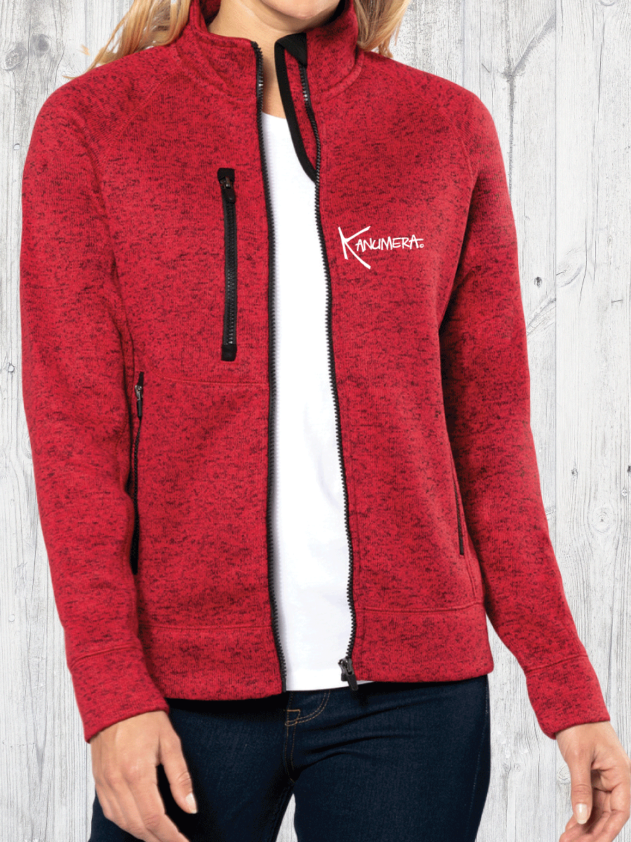 Turtles Ladies’ full zip heather jacket