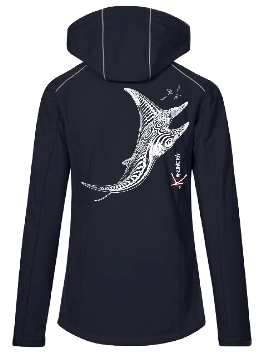 Veste Softshell Capuche Femme La Raie Tatoo