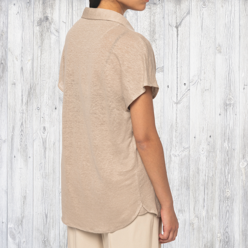 Polo en Lin Femme Le Coquillage