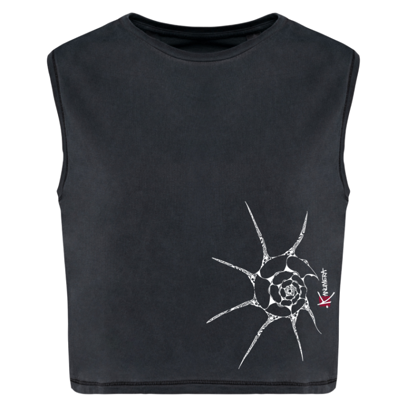 Shell Ladie's sleeveless cropped t-shirt