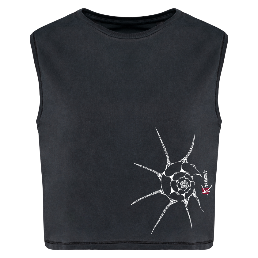 T-shirt Bio Crop Le Coquillage