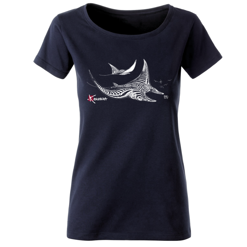 T-shirt bio Femme Les Raies