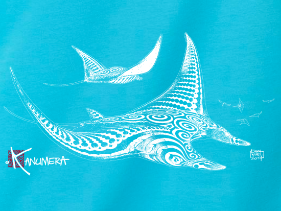 Manta Ray Ladies T-shirt