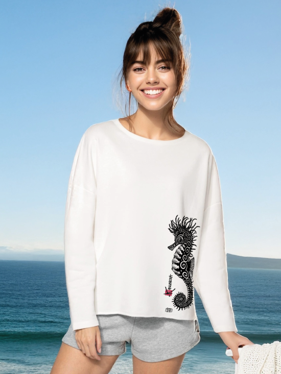 Seahorse Ladies' oversized sweatshirt