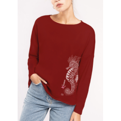 Seahorse Ladies' oversized sweatshirt