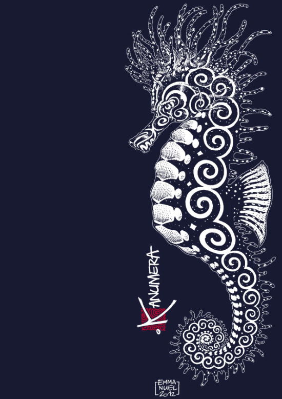 Sweat Femme Loose L'Hippocampe Tatoo