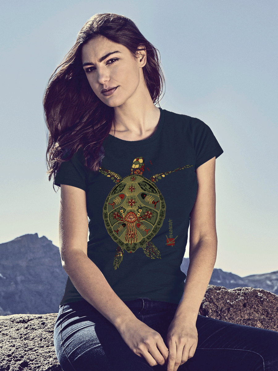 T-shirt bio Origine Femme La Tortue