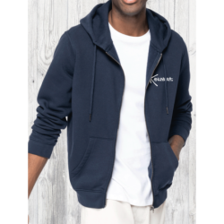 Sweat Bio Zippé Capuche le Requin Baleine