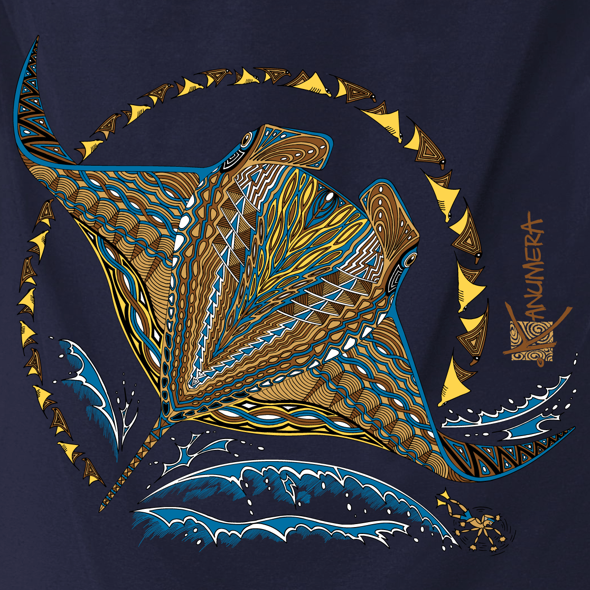 T-shirt Origine Les Raies