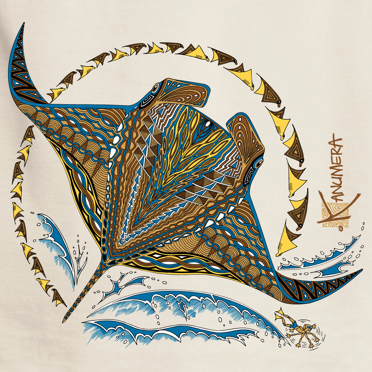 Manta rays Adult T-shirt