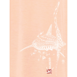 Whale Shark Ladies' flowy high neck tank top