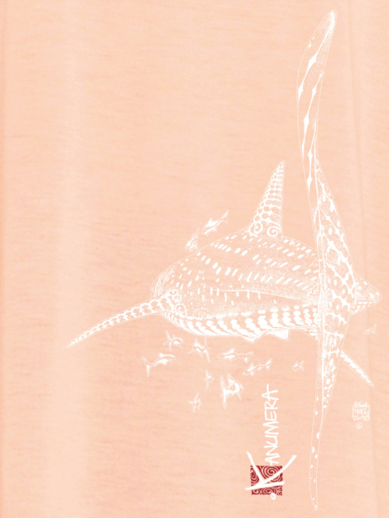 Whale Shark Ladies' flowy high neck tank top