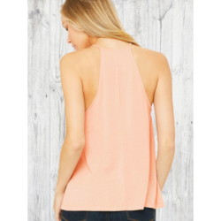 Whale Shark Ladies' flowy high neck tank top