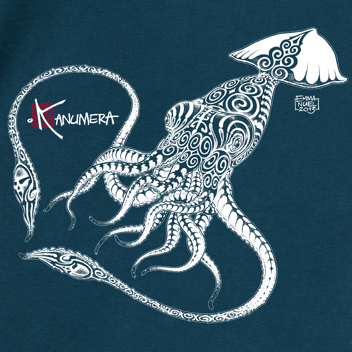 T-shirt Bio Le Calamar Tatoo