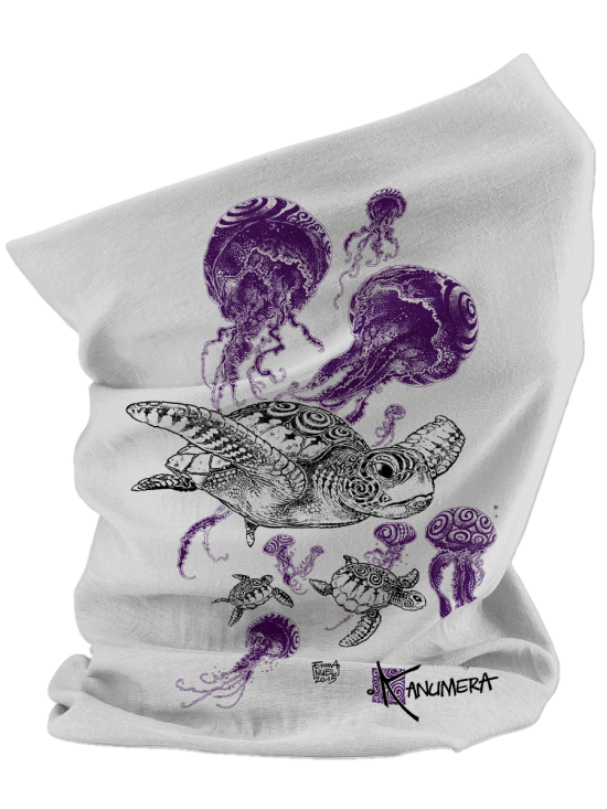 Bandeau Multi-fonctions en viscose Le Banquet des Tortues